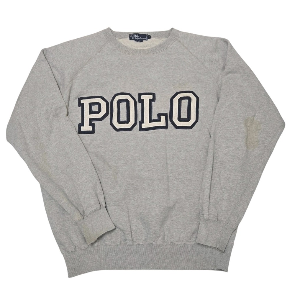 Vtg 90s Ralph Lauren Polo Sport P Wing Stadium 1992 Hi Tech Joe Pesci Ski Bear L